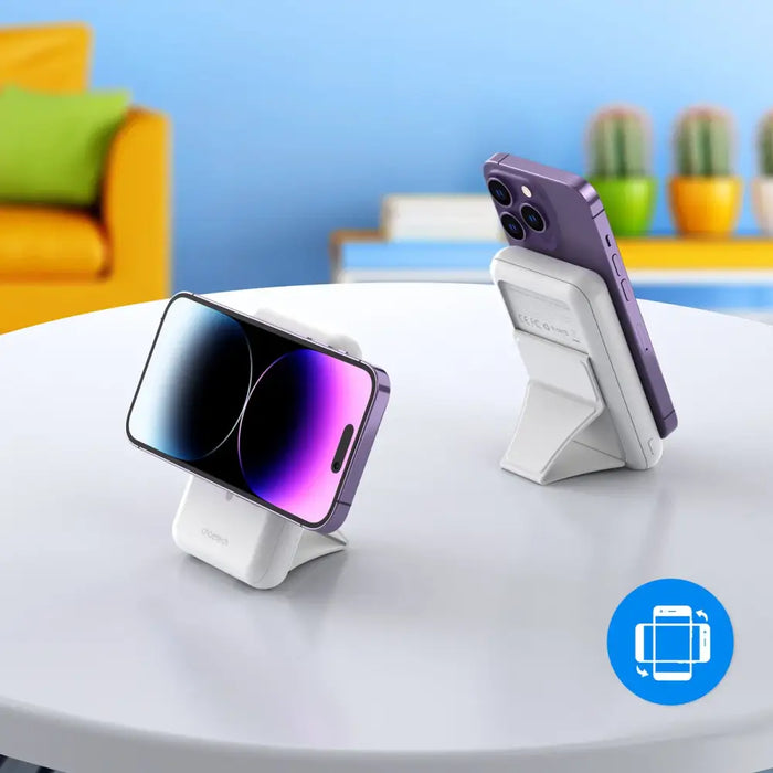 Powerbank Choetech B663 10000mAh 20W MagSafe USB-A / USB-C - white - Powerbanks<<<HurtelXML