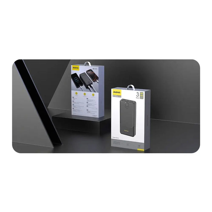 Powerbank Dudao K10Pro 2.4A 20000mAh 2 x USB-A - black - Powerbanks<<<HurtelXML