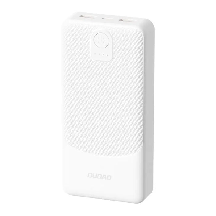 Powerbank Dudao K10Pro 2.4A 20000mAh 2 x USB-A - white - Powerbanks<<<HurtelXML