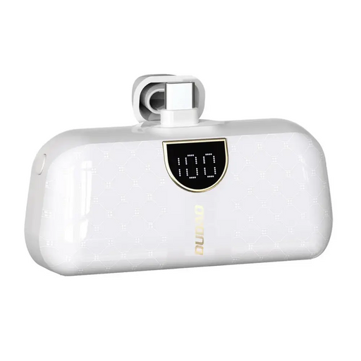 Powerbank Dudao K20SC 5000mAh mini 2x USB-C - white - Powerbanks<<<HurtelXML