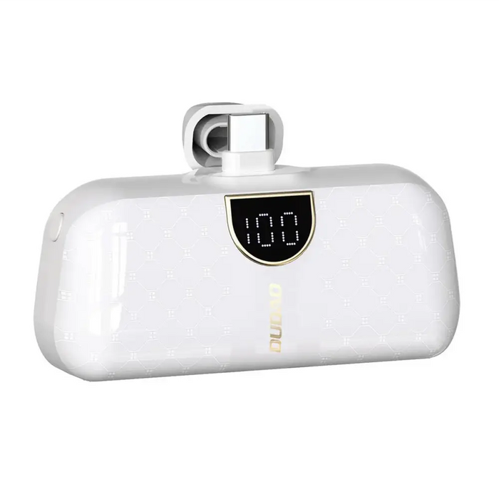 Powerbank Dudao K20SC 5000mAh mini 2x USB-C - white - Powerbanks<<<HurtelXML
