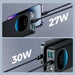 Powerbank Joyroom JR-PBF02 30W 20000mAh + USB-A - USB-C cable 0.25m - black - Powerbanks<<<HurtelXML