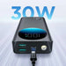 Powerbank Joyroom JR-PBF02 30W 20000mAh + USB-A - USB-C cable 0.25m - black - Powerbanks<<<HurtelXML