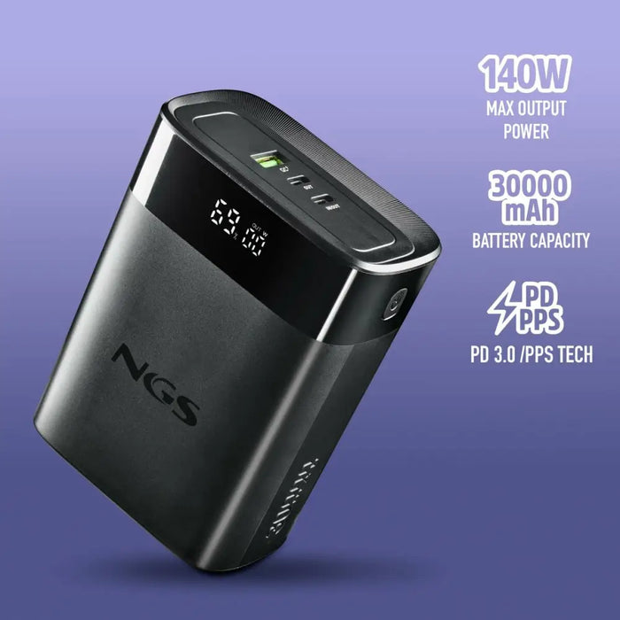 Powerbank NGS TWIX30 Black 30000 mAh - Електроника Телефони и таблети<<<Компютри| Електроника<<<BigBuy&&&Power
