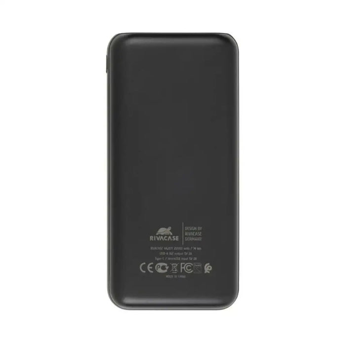 Powerbank Rivacase VA2071 Black 20000 mAh - Power Bank<<<Електроника Телефони и таблети<<<Компютри| Електроника<<<BigBuy