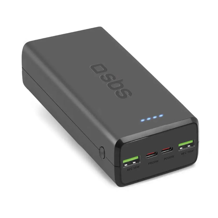 Powerbank SBS TTBB30000PD20K 30000 mAh 2 x USB-C 2 x USB-A - black - Powerbanks<<<HurtelXML