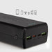 Powerbank SBS TTBB30000PD20K 30000 mAh 2 x USB-C 2 x USB-A - black - Powerbanks<<<HurtelXML