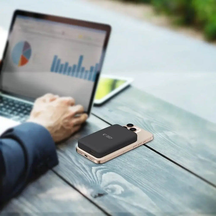 Powerbank Tech-Protect PB24 LifeMag QI2 MagSafe 10000 mAh - black - Powerbanks<<<HurtelXML