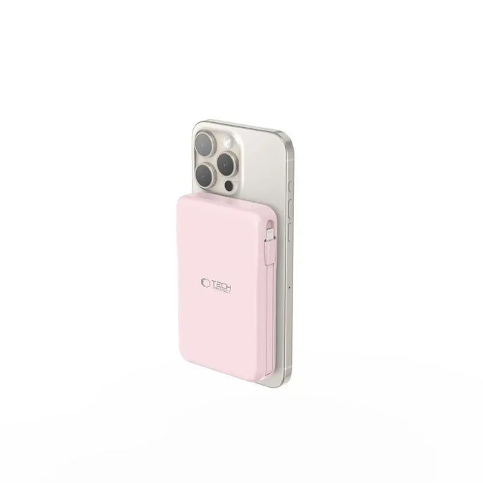 Powerbank Tech-Protect PB31 LifeMag MagSafe 10000 mAh - pink - Powerbanks<<<HurtelXML