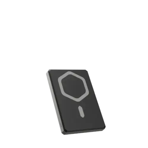 Powerbank UAG Ultra Slim 5K 5000 mAh with stand 10W USB-C cable compatible with MagSafe - titanium