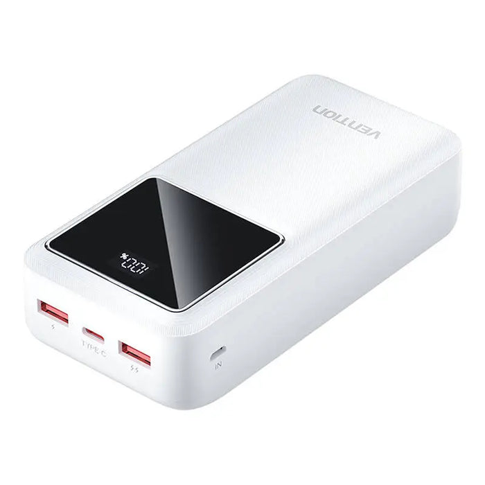 Powerbank Vention FHMW0 30000 mAh 22.5 W (white) - Powerbanks<<<GSM Accessories<<<InnproXML&&&Компютър Мрежи и