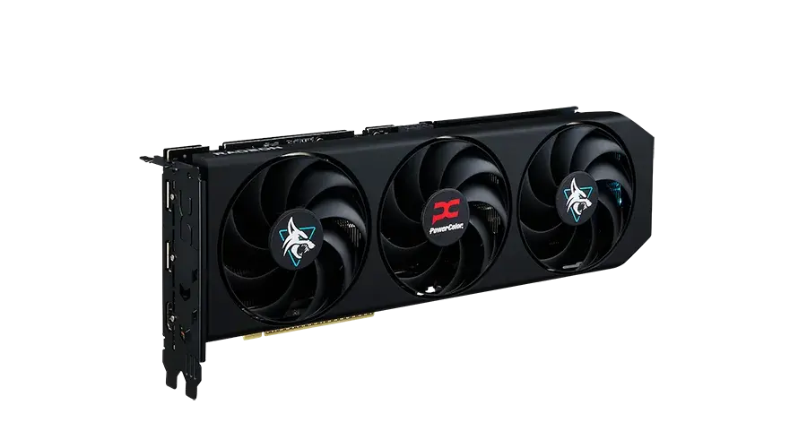 Video card PowerColor RADEON RX 9060 XT Hellhound OC 16GB GDDR6