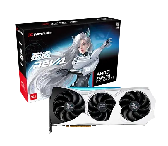 Video card PowerColor Radeon RX 9070 XT HELLHOUND OC REVA EDITION 16GB GDDR6