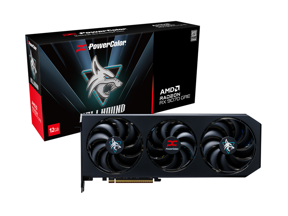 Video card PowerColor Radeon RX 9070 GRE Hellhound 12GB GDDR6