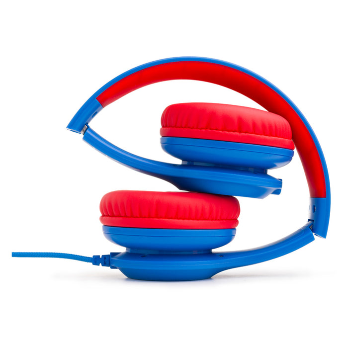 POWERLOCUS PLED BLUE/RED stereo headphones