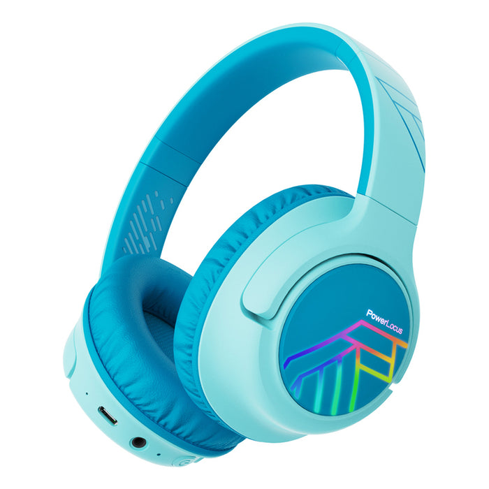POWERLOCUS BOBO KIDS BLUE stereo headphones