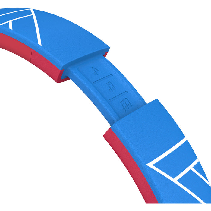 POWERLOCUS BOBO KIDS BLUE/RED stereo headphones