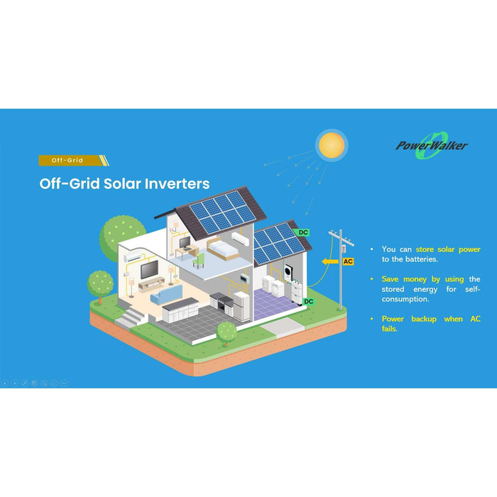 Solar inverter POWERWALKER 5600 LGT OFG, 5600 VA/ 5600W