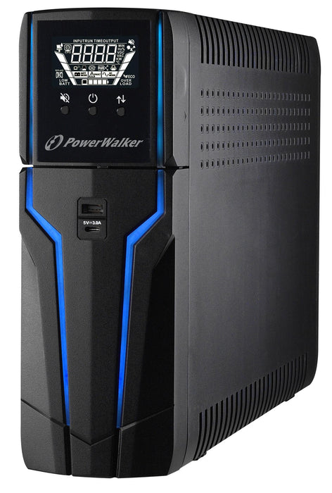 UPS POWERWALKER VI1000GXB, For professional gaming, 1000VA, Line Interactive