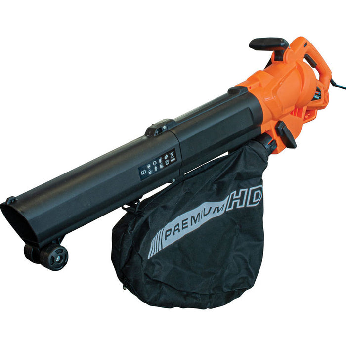 ELECTRIC LEAF COLLECTOR PREMIUM HD 3000 W, MAXIMUM BLOWING SPEED 270 km/h