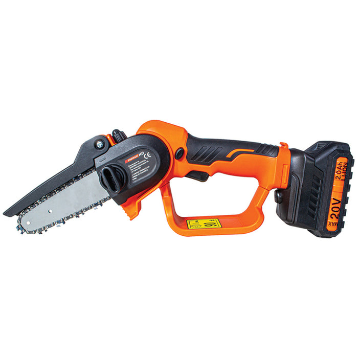 BATTERY MINI CHAIN SAW PREMIUM HD SET 20 V, NUMBER OF BATTERIES 1, 2.00 Ah, BAR LENGTH 12.00 cm, BAR LENGTH 12.00 cm