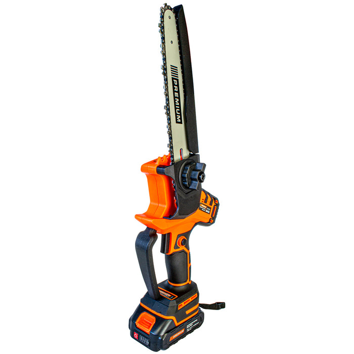 CORDLESS MINI CHAINSAW PREMIUM 21 V, NUMBER OF BATTERIES 2, 1.50 Ah, BAR LENGTH 20.00 cm