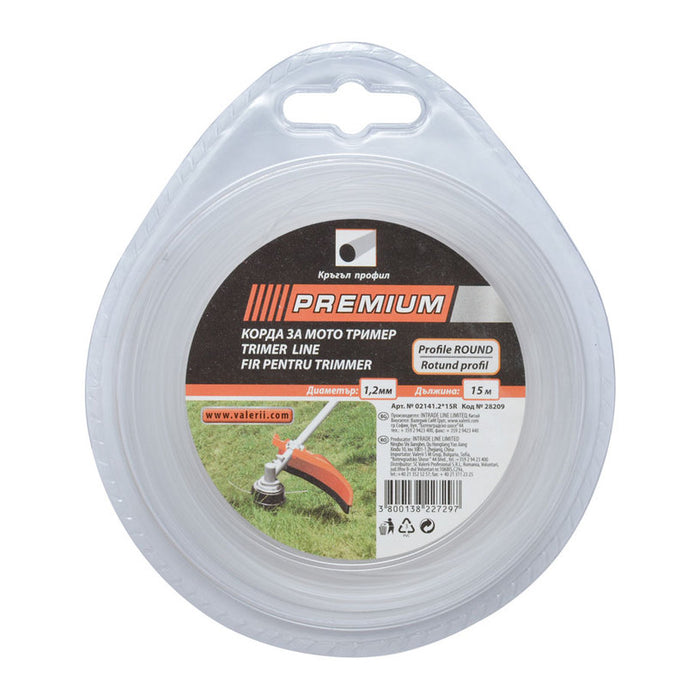 CORD FOR MOWING PROFILE CIRCLE PREMIUM 1.2 MM 15 M
