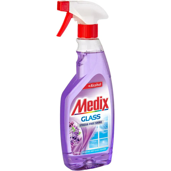 PREPARATION FOR WINDOWS AND GLASSES 500 ML LILAC MEDIX - Почистващи препарати<<<Домашни потреби<<<Кухня<<<Praktiker