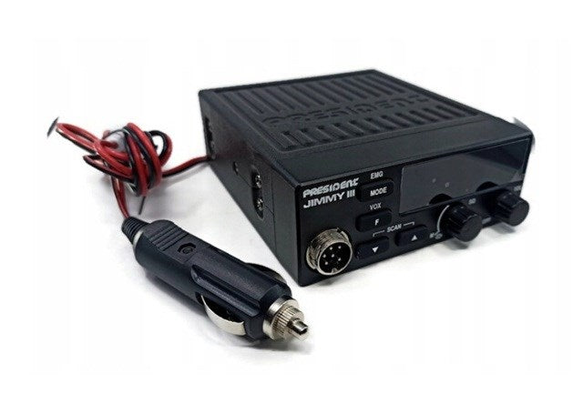 President Jimmy III AM/FM CB radio Black