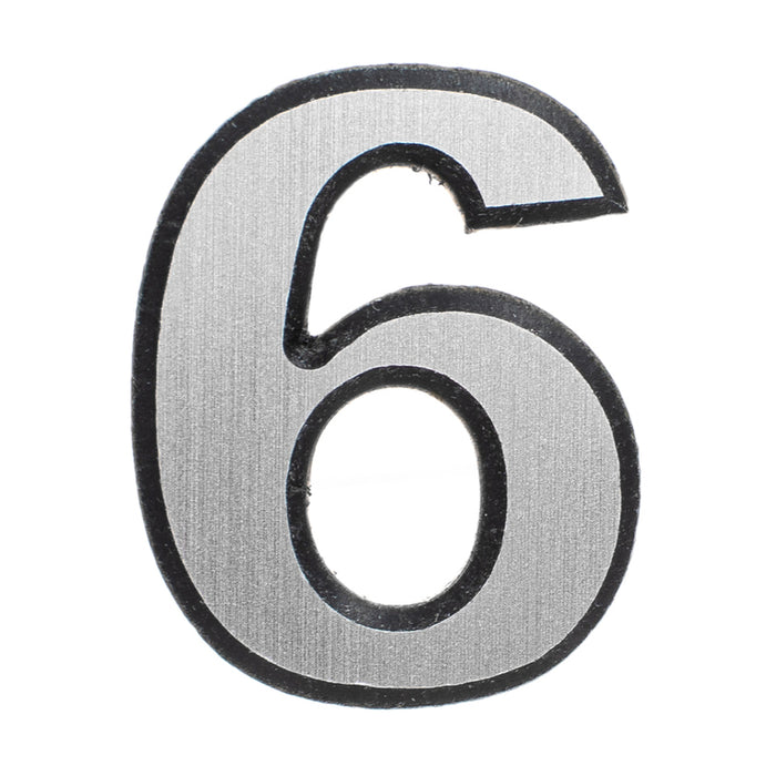 SELF-ADHESIVE NUMBER "6" 4 CM PREVENTA