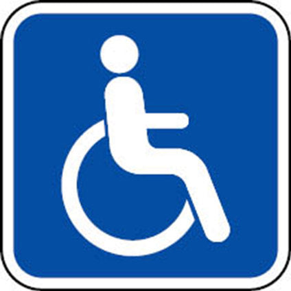 STICKER 12 X 12 CM PREVENTA "FOR PEOPLE WITH DISABILITIES"