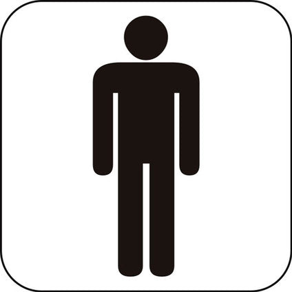STICKER 12 X 12 CM PREVENTA "MEN"