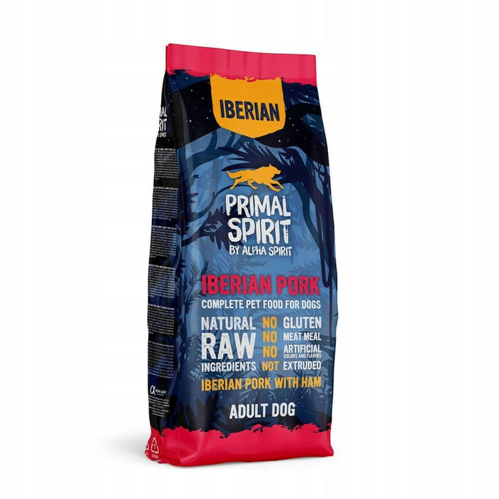 Fodder Primal Spirit PRIMAL SPIRIT Iberian 70% Jamón de Cerdo Pig 12 kg Adult 12,7 KG