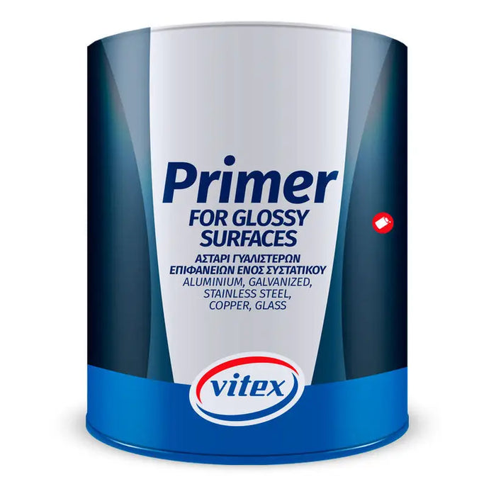 PRIMER FOR GLOSSY SURFACES GRAY 0.75 L VITEX - Грундове<<<Грундове и разредители<<<Бои и лакове<<<Praktiker&&&Грундове