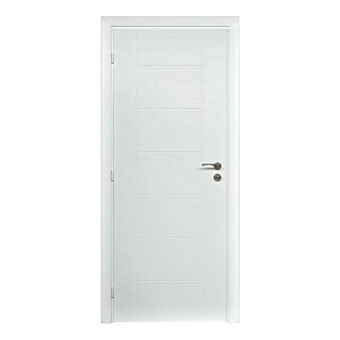 PRIMERED DOOR WITH CASE MODULATO THREE 90X200X7 CM. LEFT - Врати<<<Врати и обков<<<Строителни