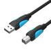 Printer Cable USB 2.0 A do USB-B Vention VAS-A16-B500 5m Black - USB cables<<<Cables<<<IT Accessories<<<InnproXML