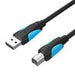 Printer Cable USB 2.0 A to USB-B Vention VAS-A16-B200 2m Black - USB cables<<<Cables<<<IT Accessories<<<InnproXML