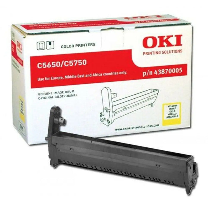 Printer drum OKI 43870005 Yellow - Електроника Периферни и резервни части<<<Компютри|