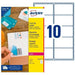 Printer Labels Avery L4612 White 25 Sheets 99,1 x 57 mm (5 Units) - Електроника Периферни и резервни части<<<Компютри|