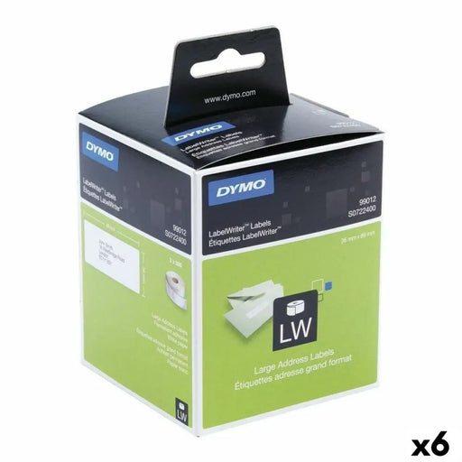 Printer Labels Dymo 99012 LabelWriter™ 36 x 89 mm White Black - Електроника Периферни и резервни части<<<Компютри|