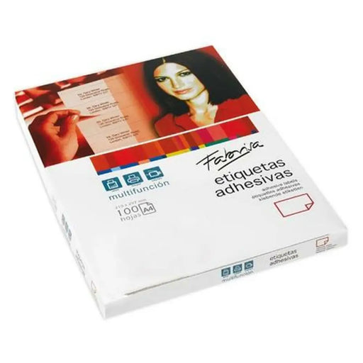 Printer Labels Fabrisa White 100 Sheets 70 x 37 mm (5 Units) - Електроника Периферни и резервни части<<<Компютри|