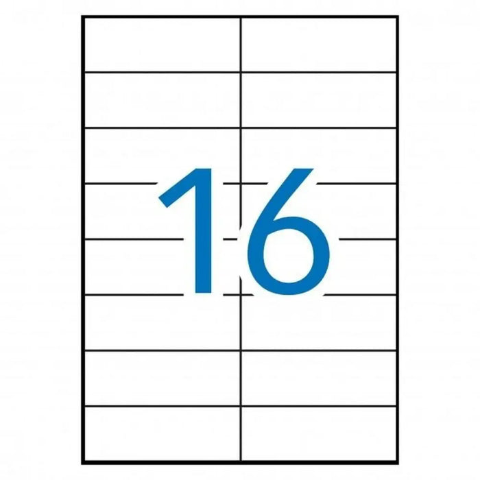 Printer Labels MULTI 3 White Upright 500 Sheets 105 x 37 mm - Електроника Периферни и резервни части<<<Компютри|