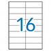Printer Labels MULTI 3 White Upright 500 Sheets 105 x 37 mm - Електроника Периферни и резервни части<<<Компютри|