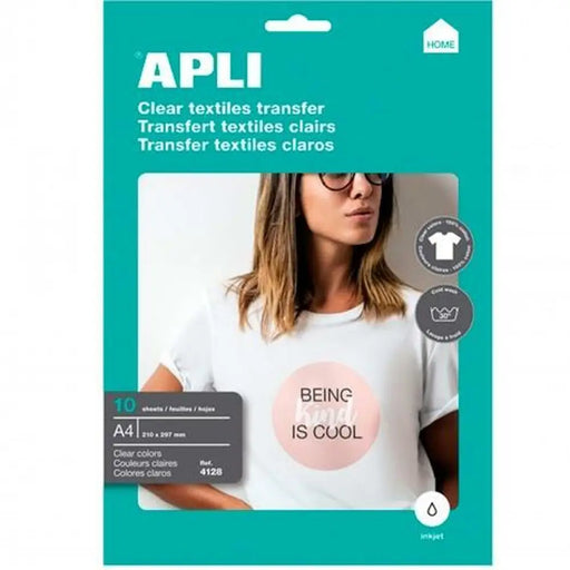 Printer Paper Apli 4128 10 Sheets White A4 Textile - Електроника Периферни и резервни части<<<Компютри|