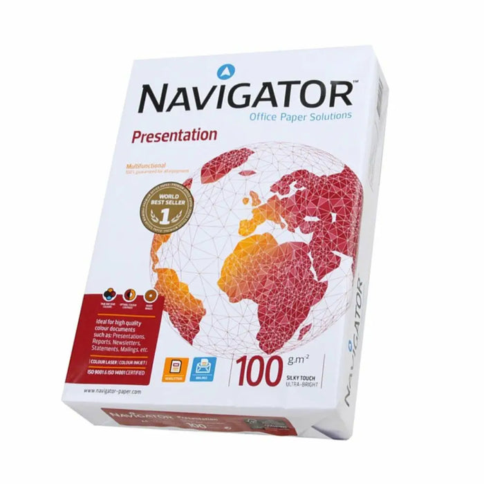 Printer Paper Navigator Presentation White A4 5 Pieces - Електроника Периферни и резервни части<<<Компютри|