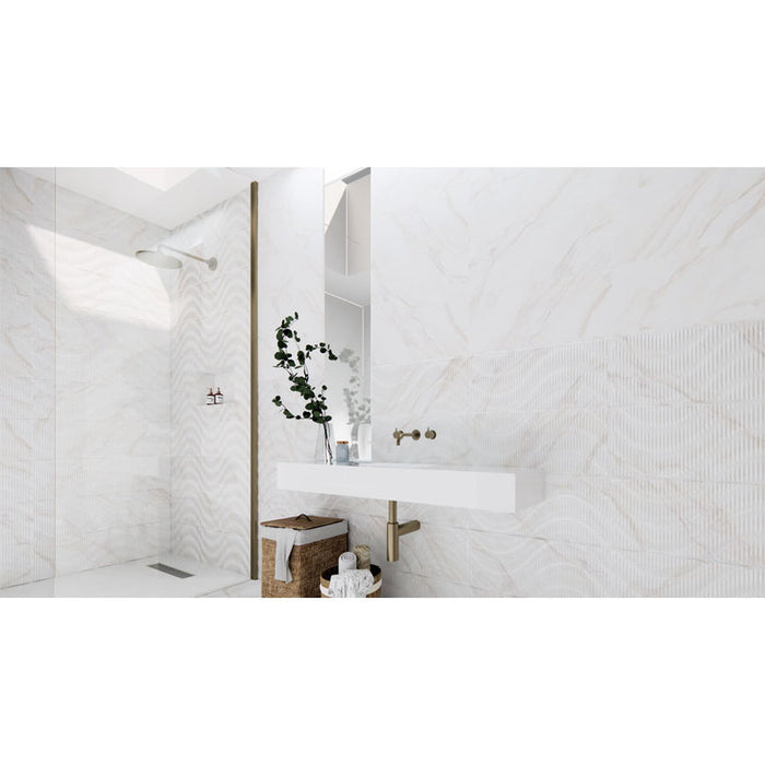 TILE DECOR PRISSMACER CALACATTA GOLD MATE 30X90 CM