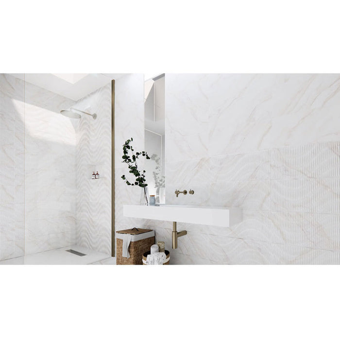 FAIENCE DECOR PRISSMACER CALACATTA GOLD 30X90 CM