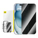 Privacy Tempered Glass Baseus Superior for iPhone 15 +cleaning kit and EasyStick (clear) - For smartphones<<<Tempered