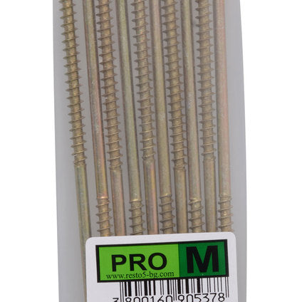 WOOD SCREW 6X160 MM PRO M 10 PCS