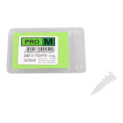 DOWEL FOR GYPSUM CARDBOARD 10 PIECES PRO M